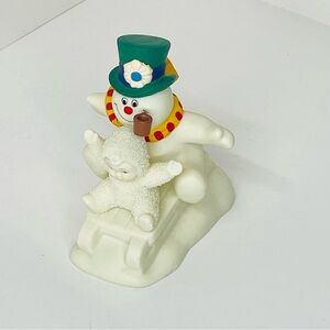 Department 56 Snowbabies Fun with Frosty The Snowman Figurine  2003 Christmas